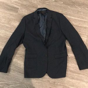 MENS FITTED NAVY BLUE BLAZER